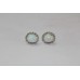 Handmade 925 Sterling Silver Studs Earring Synthetic Opal Play of Colors Stones